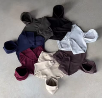 Ensemble de survêtement vintage deux pièces de qualité supérieure : sweat à capuche et pantalon de survêtement amples et unis avec fermeture éclair pour la gym
