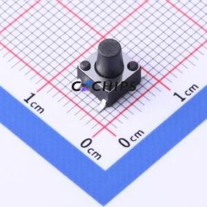TSD003B07526A03 Tactile Switch SMD-4P,6x6mm Switch Round Button 2.6N Vertical Mount 6mm - Product Image 1