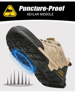 Chaussures <span class=keywords><strong>de</strong></span> sécurité pour hommes tendance et très vendues, avec des caractéristiques anti-éclatement et anti-perforation, chaussures <span class=keywords><strong>de</strong></span> travail durables et confortables - Product Image 4