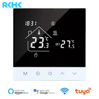 Termostato WiFi RKHK Tuya, Calefacción por Suelo Radiante Inteligente, Controlador de Temperatura Digital, Control por Voz con Alexa y Google