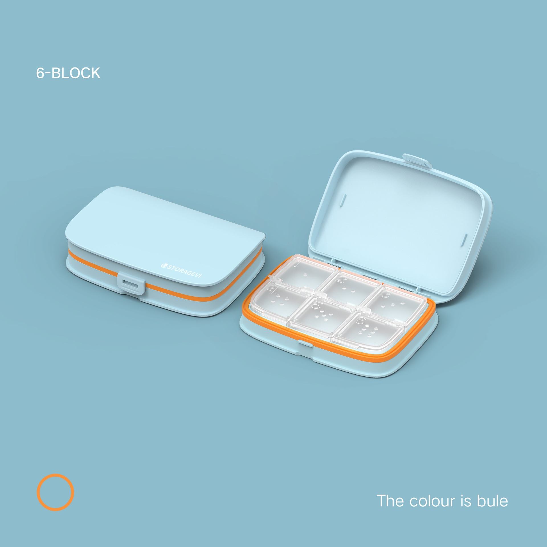 สีน้ำเงิน-6บล็อก