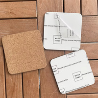 MDFSUB Meilleur prix Film protecteur carré de 4mm sous-verre en MDF à sublimation de 95mm pour table