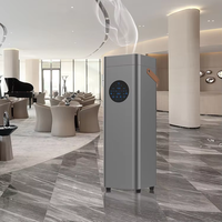 Diffuseur de parfum en métal pour usage commercial hôtelier avec contrôle Wi-Fi, alimentation USB, prise en charge de la langue française, commande tactile