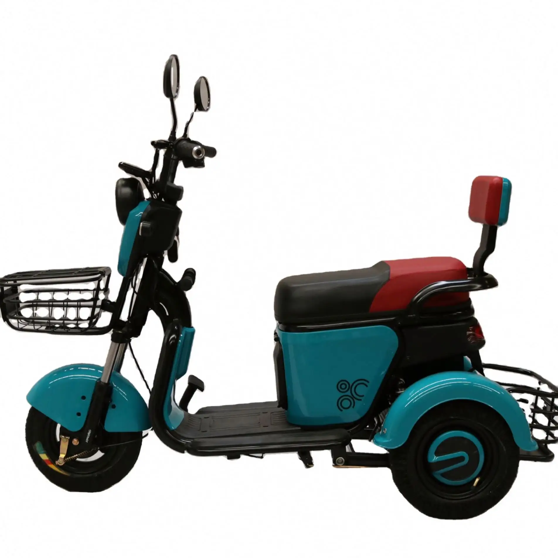 ล้อ 3 สามรถจักรยานยนต์ Trike Electr Car E สําหรับผู้โดยสารผลิตภัณฑ์ล้อ Citycoco รถบรรทุกรถสามล้อไฟฟ้าสําหรับผู้ใหญ่