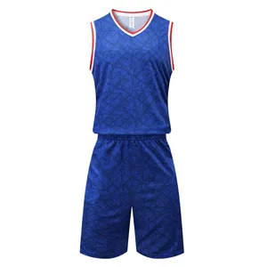 قمصان كلاسيكية لكرة السلة للرجال للبيع بالجملة قمصان لكرة السلة رجالي لجميع الرياضات مزودة بقطعة علوية مرنة قابلة للعكس جيرسيه لكرة السلة