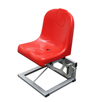 Chaise de stade simple pour l'extérieur avec dossier central