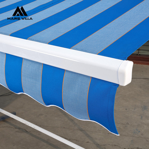 Mars Villa - Brazos Retráctiles de Aluminio para Toldo con Control Remoto, Lona con Recubrimiento PA, Protección Solar para Patio Exterior, Componentes de Hardware - Product Image 5