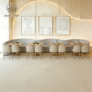 Ensemble de mobilier de restaurant en bois courbé : banquette, table, chaise et canapé pour café - Product Image 4