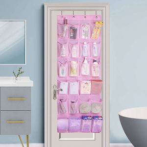 The Simple Model Over the Door Hanging <b>Shoe</b> Organizer with 24 Large Mesh Pockets Organizer Hanging Bag - Product Image 6