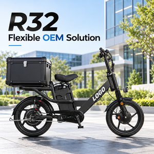 Bicicleta Eléctrica al por Mayor con Entrega OEM, Logotipo Personalizado, 48V 32Ah 750W, Neumático 18x2.5, Alarma Antirrobo, Doble Suspensión, Bicicleta Eléctrica de Carga R32 - Product Image 1