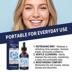 Enjuague Bucal Líquido ORALHOE - Limpia, Refresca el <span class=keywords><strong>Aliento</strong></span> y Elimina el <span class=keywords><strong>Mal</strong></span> Olor, Tamaño Regular - Product Image 5