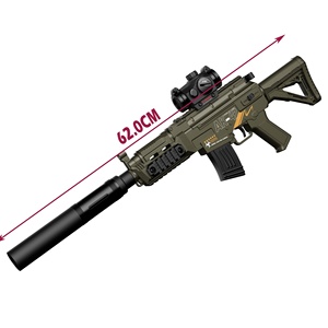 NOUVEAU AK47 62CM Grand <span class=keywords><strong>pistolet</strong></span> électrique automatique à gel avec silencieux, Grand <span class=keywords><strong>pistolet</strong></span> à <span class=keywords><strong>bombe</strong></span> à <span class=keywords><strong>eau</strong></span>, Jouet de jeu de tir extérieur pour garçon adulte - Product Image 2