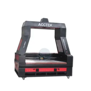 CCD Camera CNC Textile fabric/cloths/toys/home/denim/dress auto feeding Laser Cutting Machine with co2 laser tube