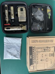 Resuxi 740 - Set <span class=keywords><strong>de</strong></span> Máquina Cortadora <span class=keywords><strong>de</strong></span> Pelo Recargable <span class=keywords><strong>para</strong></span> Hombre, Acero Inoxidable, Cortadora <span class=keywords><strong>de</strong></span> Cabello, Afeitadora <span class=keywords><strong>de</strong></span> Lámina, Recortadora <span class=keywords><strong>de</strong></span> Pelo - Product Image 5