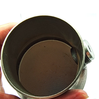 Convertisseur catalytique universel NO CEL 2,5 pouces en acier inoxydable, rond, soudé, avec logement pour sonde O2, haut débit, OBDII Euro 4/5