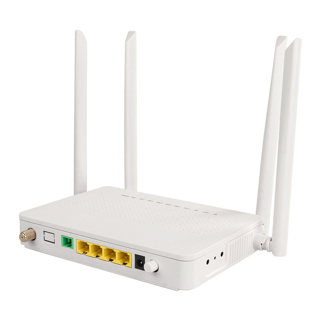 WIFI6 ONU AX1500 4GE CATV Dual Band XPON ONU WiFi 6 ONT