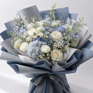 Luxury Grey Waterproof Flower Wrapping Paper Matte Korean Style Bouquet Packaging Material Sheets for Florist Supplies DIY Shop - Product Image 4