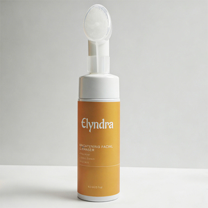Espuma Limpiadora Facial Blanqueadora con Cúrcuma y Ácido Kójico <span class=keywords><strong>de</strong></span> Marca Privada, Limpiador Facial con Cepillo Espumador - Product Image 3