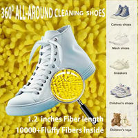 Sac de lavage de chaussures personnalisé en usine avec ensemble de brosses de nettoyage, sac de lavage durable pour baskets, adapté à la machine à laver et à la sèche-linge