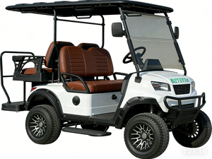 Carrito de Golf Eléctrico Todoterreno de Alta Calidad: Neumáticos para Todo Tipo de Terreno, Resistente a la Intemperie para Campos de Golf y Carreteras No Públicas - Product Image 3