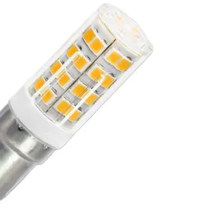 Mini lâmpada led de cerâmica b15d, tamanho, base, lâmpada do milho ac b15d, lâmpada led