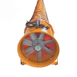 12 inç 220V 110V elektrik kanalı bağlantısı endüstriyel havalandırma taşınabilir vantilatör hava fanı