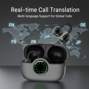 ชุดหูฟัง<span class=keywords><strong>แปล</strong></span>ภาษาแบบเรียลไทม์ รองรับการแปลหลายภาษา สำหรับ 5.4 Apt-X HD ดีไซน์แบบครอบหูพร้อมไดรเวอร์ไฮบริด เหมาะสำหรับการเดินทาง - Product Image 6