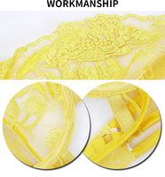 Ensemble de Lingerie Féminine de Luxe Trois Pièces avec Soutien-Gorge à Armatures, Dentelle et Jarretelles Transparentes – Qualité Supérieure, Effet Galbant et Sexy