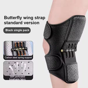 Potente <span class=keywords><strong>Ginocchiera</strong></span> con Molla di Rimbalzo in <span class=keywords><strong>Neoprene</strong></span>, Supporto per Ginocchia Traspirante e Antiscivolo per Comfort e Sostegno Articolare - Product Image 5