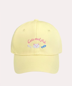 Casquette de baseball à motif de chaton mignon pour femmes, design de broderie personnalisable, chapeau de soleil polyvalent pour l'été, casquette de sport tendance - Product Image 2