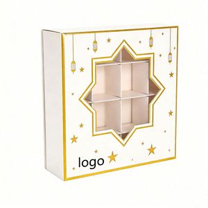 Factory Direct Customizable White Cookie <b>Gift</b> Box With Window & Insert Elegant Ideal for <b>Biscuit</b> & Candy Packaging - Product Image 1