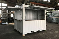 Conteneur de 10 pieds pour mini-vente pop-up : café, bar, restaurant rapide, supérette, kiosque, stand