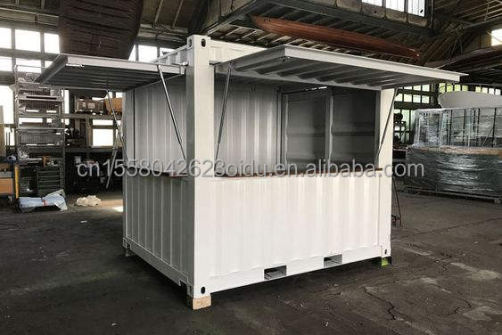 10ft Mini Pop-up Shop Container Kiosk for Coffee, Fast Food, and ...