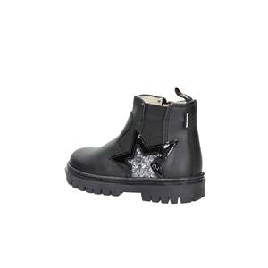 Balducci Girls Low Ankle Boots Black <b>Glitter</b> Star Design - Product Image 3