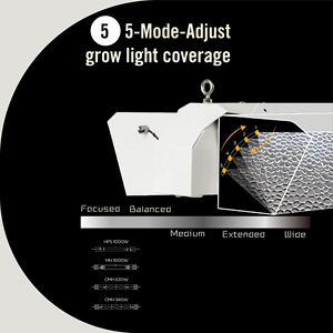 <span class=keywords><strong>Dual</strong></span> <span class=keywords><strong>1000W</strong></span> CMH Digital Hydro ponics Vor schalt gerät 630W CMH Grow Leuchte mit IP65 Aluminium Lampen gehäuse für Bloom-Anwendungen - Product Image 3