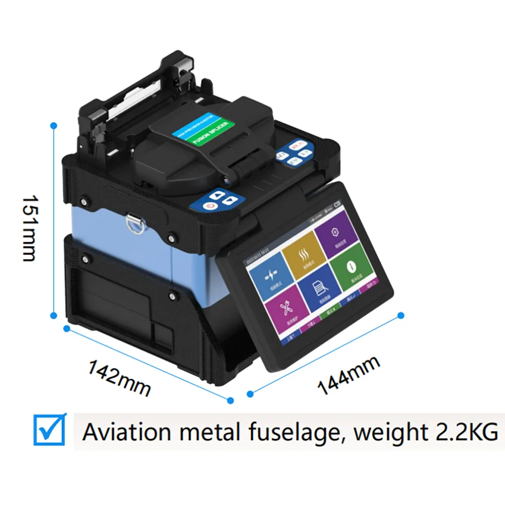 FFS-90S 8S Handheld Fiber Optische Fusie Splicing Machine Voor Fttx Netwerk Fttx