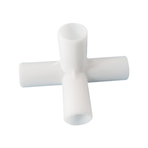 <b>Plastic</b> 12mm Four Way Connector For Water Supply And <b>Shelf</b> Supports Standard Type Easy Installation - Product Image 2