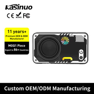 Altavoz Subwoofer Inalámbrico Transparente de Gran Volumen con Luces de Colores, Mini Altavoz de Acero, Moderno y Genial, Ideal para Regalo - Product Image 1