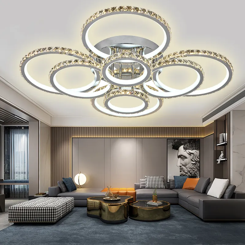 Cahaya Modern Living Room Anak-anak Kamar Tidur Indoor Remote Mewah Dekorasi Lampu Led Ceiling Light