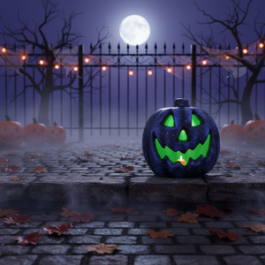 Luz Decorativa de Calabaza para Halloween, Decoración de Calabaza Colgante para Exteriores, Luces LED de Calabaza para Halloween, Faroles de Calabaza Iluminados - Product Image 2