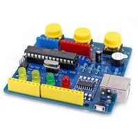Carte de développement BSSY)OPEN-SMART R3 DIY ATmega328P avec bouton LED et buzzer pour Arduino