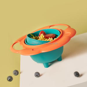 Platos para Bebé con Diseño de León, Modernos y Divertidos, Rotación de 360 Grados, Seguros, en Bolsa OPP, Buen Material para Comer y Alimentar - Product Image 5