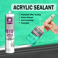 Colle silicone peignable SOZEN-B10, adhésif polymère silicone acrylique latex à base d'eau pour la décoration, colle à base d'eau