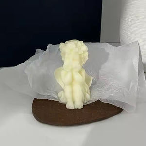 soja en forma de Ángel hechas a mano para el hogar, vacaciones, votivas y decoración de bares, producto creativo de mayoristas - Product Image 3