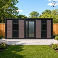 Maison conteneur extensible haut de gamme de 3 mètres avec système intelligent pour studio de jardin, bureau à domicile et espace de travail privé – Cabane préfabriquée