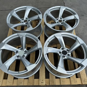 Chất lượng cao Bạc 6061-T6 hợp kim 5x112 bánh xe 17 18 19 20 21 22 24 inch hành khách xe vành monoblock trung tâm cho Audi - Product Image 4
