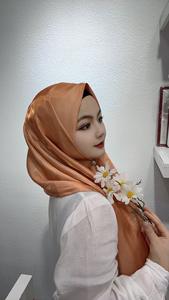 도매 실버 와이어 디자인 민족 두건 기성품 머리 스카프와 말레이시아 히잡에 국가 터번 숄 주식 - Product Image 4