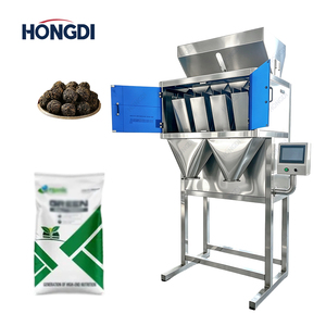 Machine d'emballage semi-automatique à 4 têtes avec double sortie pour snacks, noix, bonbons et chips - Product Image 2