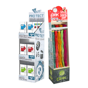 Các Tông Tùy Chỉnh Khuyến Mãi Sản Phẩm Sóng Tầng Hiển Thị Rack Quảng Cáo <span class=keywords><strong>POP</strong></span> Giấy Các Tông Bán Lẻ Hiển Thị Đứng Kệ - Product Image 6