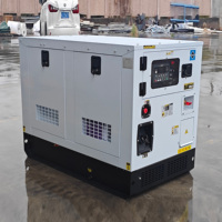 Groupe électrogène diesel à refroidissement par eau 20KW 30KW 40KW 50KW, triphasé 380V, type silencieux industriel, télécommande ATS